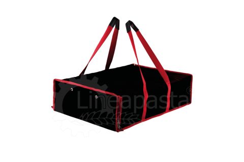 Bolsa térmica de poliéster para 5 cajas de pizza estilo romano