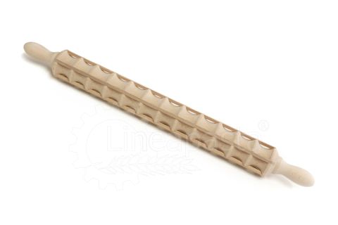 Rodillo de madera de haya para raviolis 2x3 cm