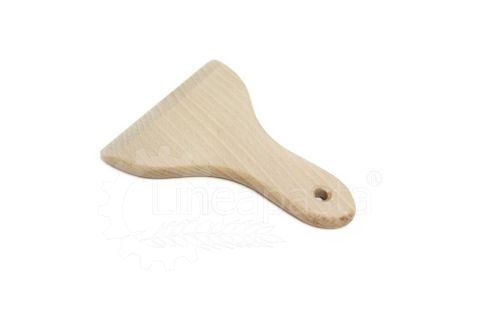 Raspador de pasta con mango de madera de haya de 110 mm