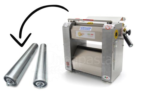 Laminadora pasta fresca eléctrica SR con rodillos de acero inoxidable de 250 mm