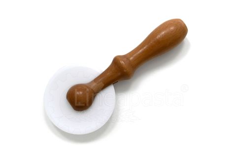 Cortador de pizza delrin con cuchilla lisa de 90 mm