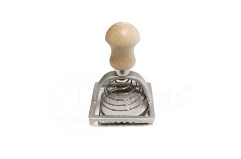 Molde de ravioli cuadrado con expulsor automático de 70 mm